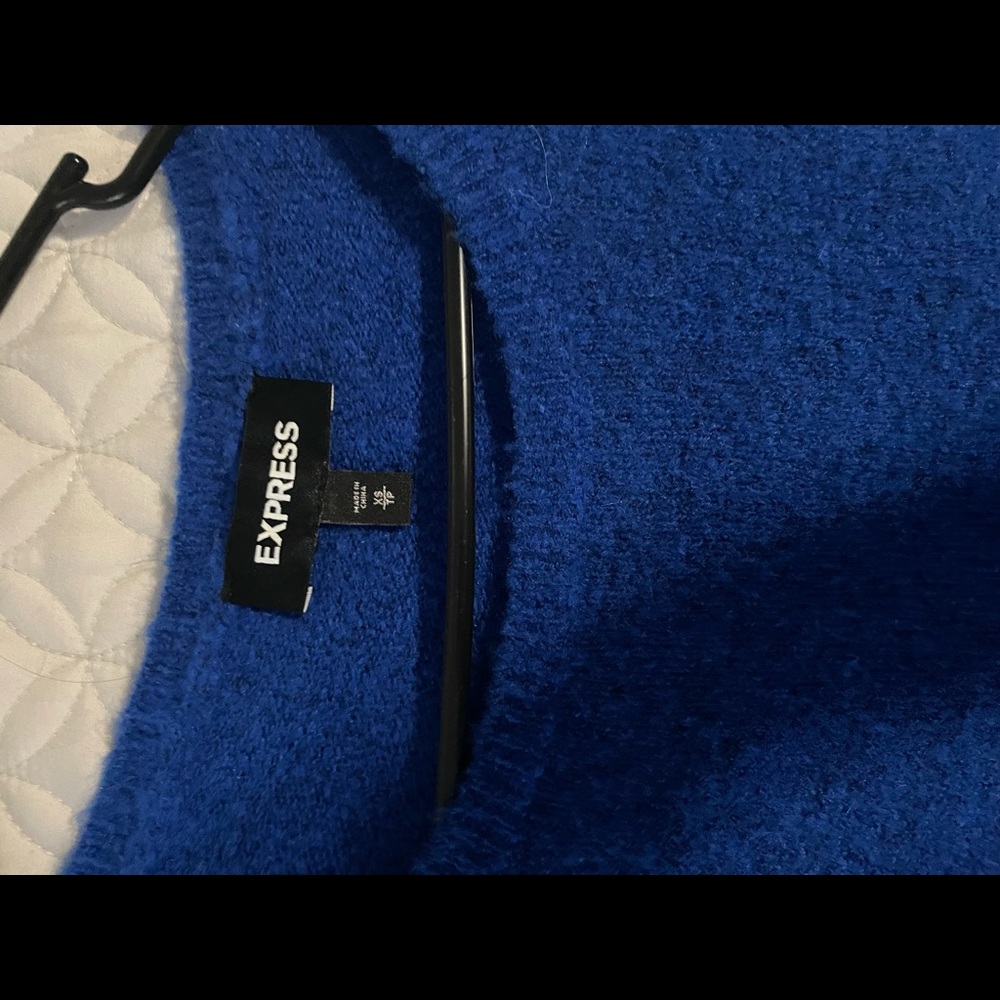 Blue express sweater